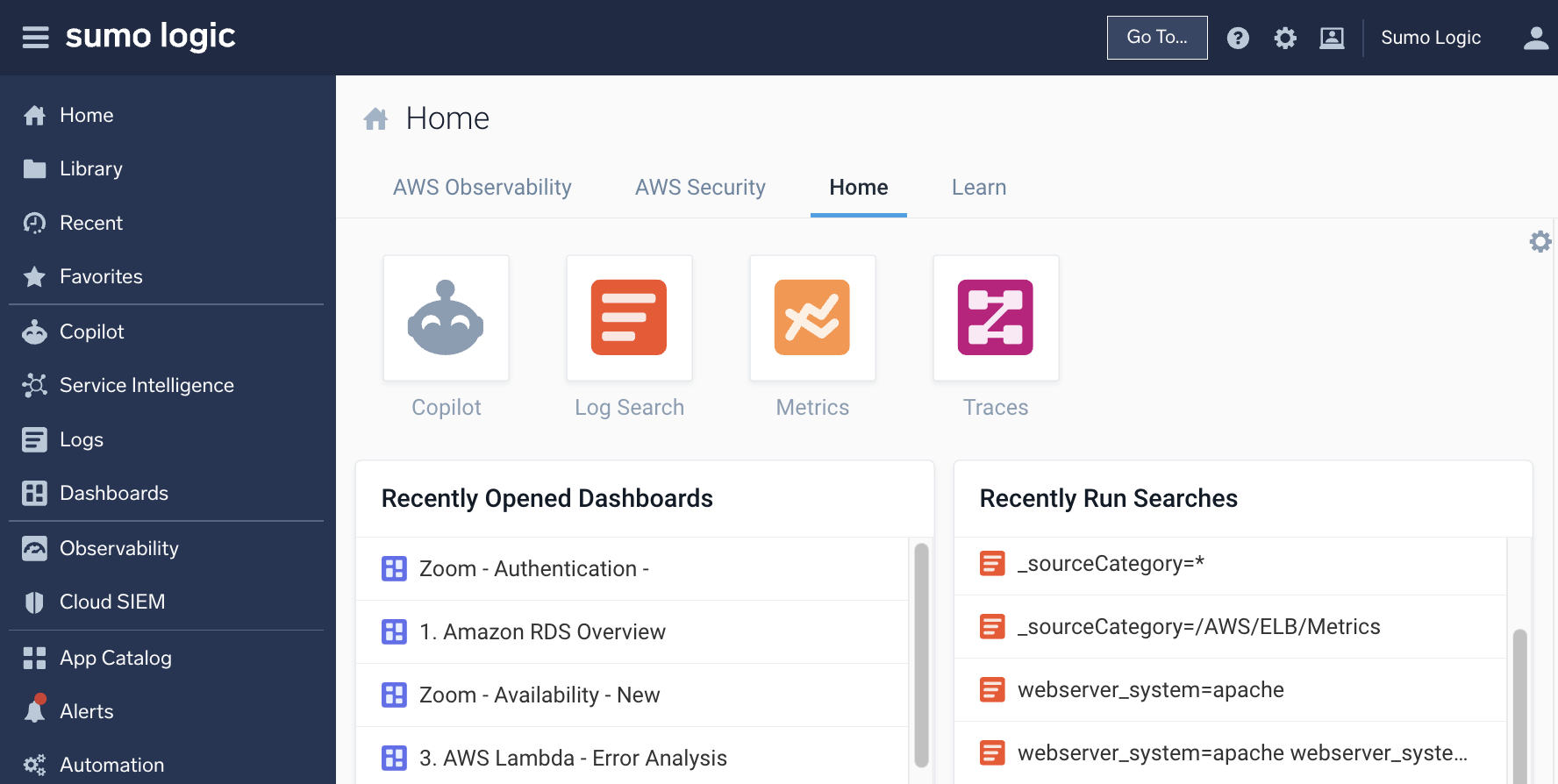 Overview screenshot example New UI
